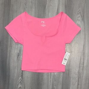 Pacsun Pink Crop Top